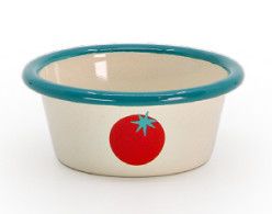 Dan Pelosi x CCH Tomato Ramekin 2oz., Color: Turquoise Rim