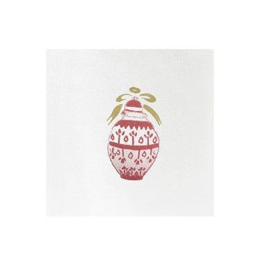 Papersoft Red Ginger Jar Cocktail Napkins (Pack of 20)