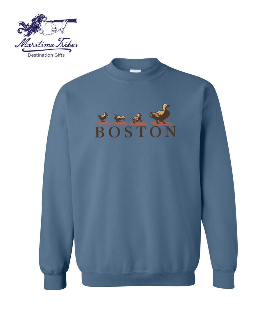 Blue Ducks Crewneck Sweatshirt, Size: Small