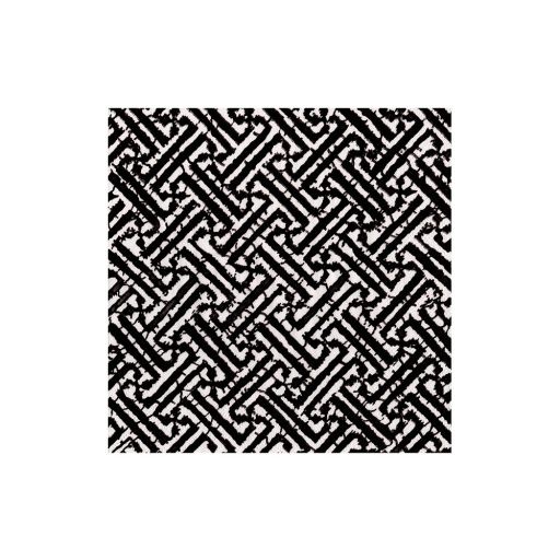 Fretwork Black Cocktail Napkin - package of 20