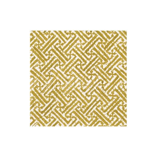 Fretwork Gold Cocktail Napkin - package of 20