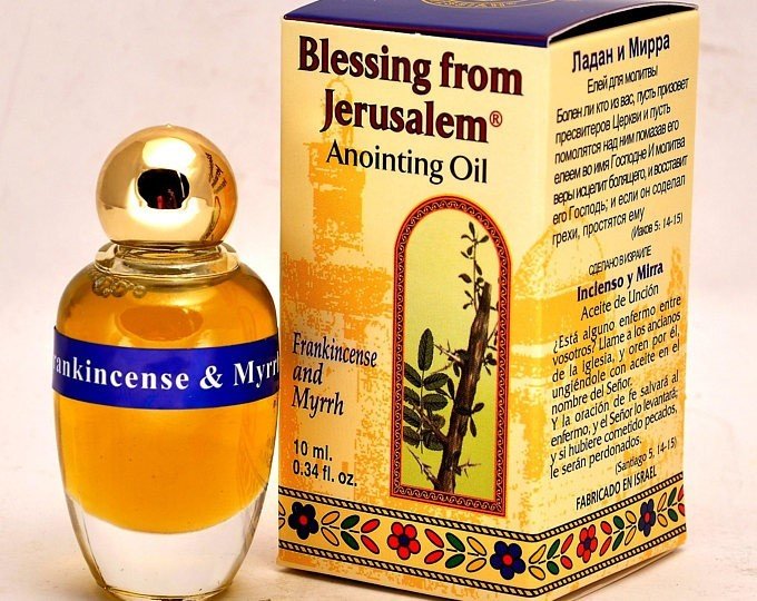 (Frankincense and Myrrh) Biblically Inspired Jerusalem Anointing oil - 10 ml.