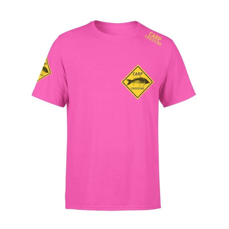 Carpcrossing Classic Carp T-shirt Pink