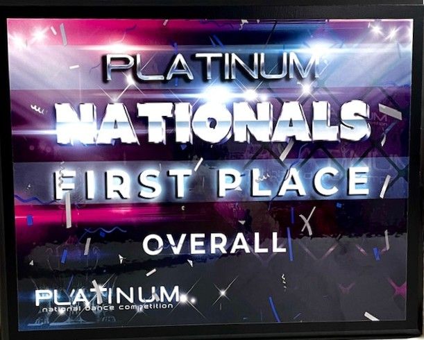 NATIONALS 1st Place Overall Plaque