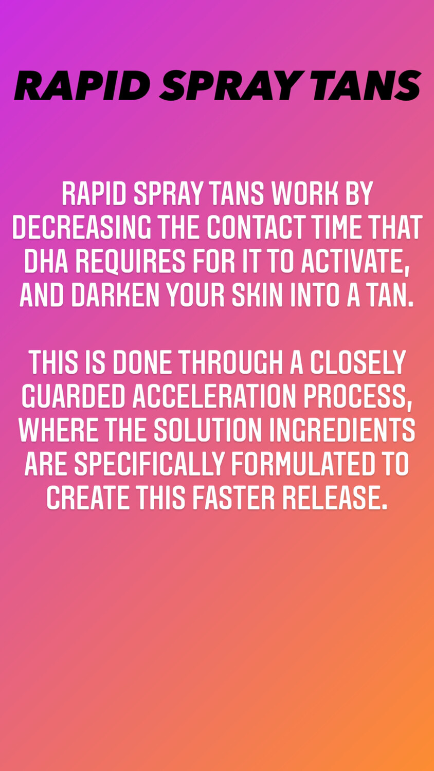 RAPID SPRAY TAN