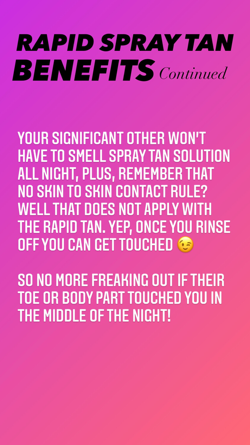 RAPID SPRAY TAN