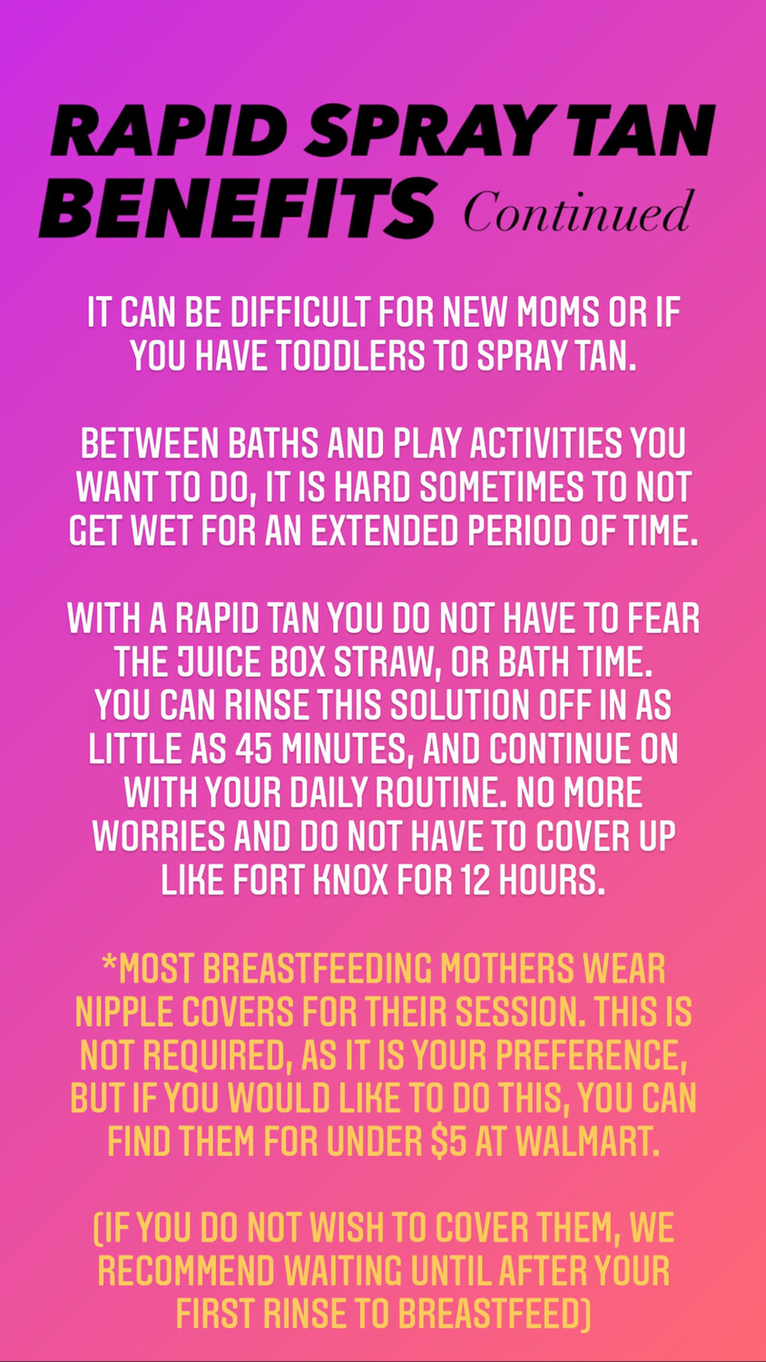 RAPID SPRAY TAN