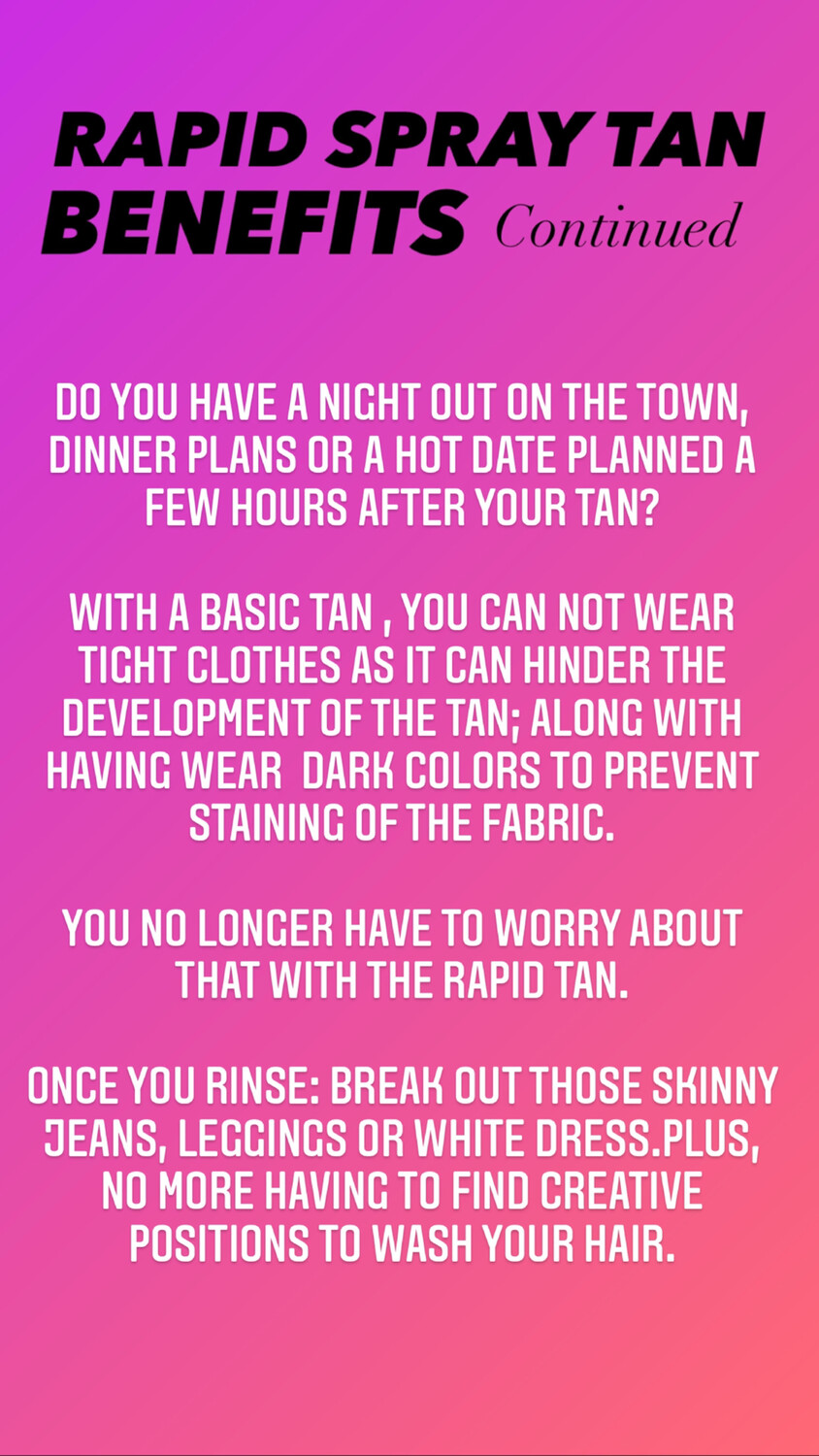 RAPID SPRAY TAN