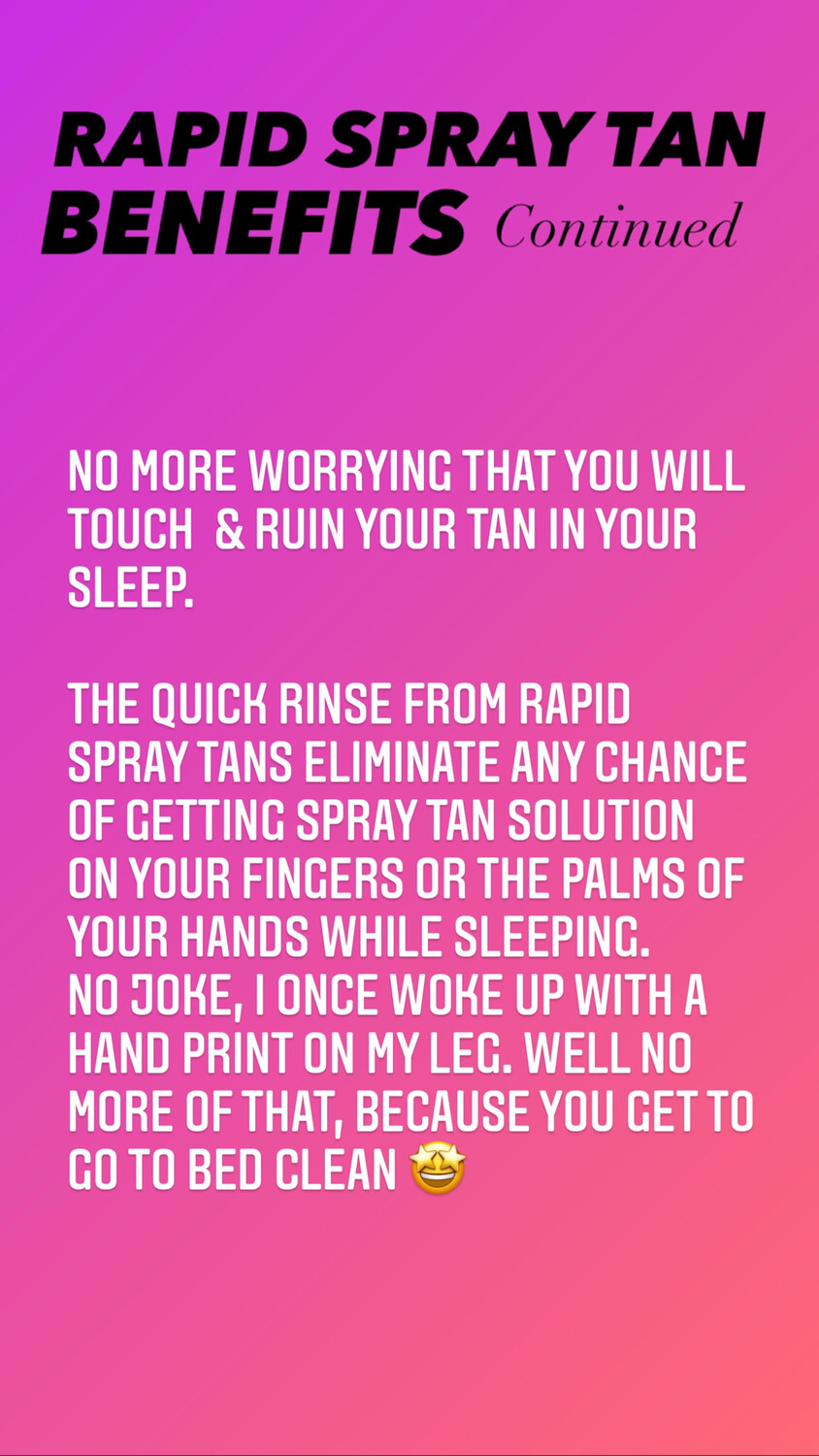 RAPID SPRAY TAN
