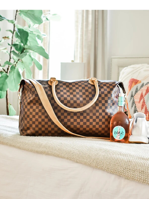 London Weekender XL Travel Bag - Brown
