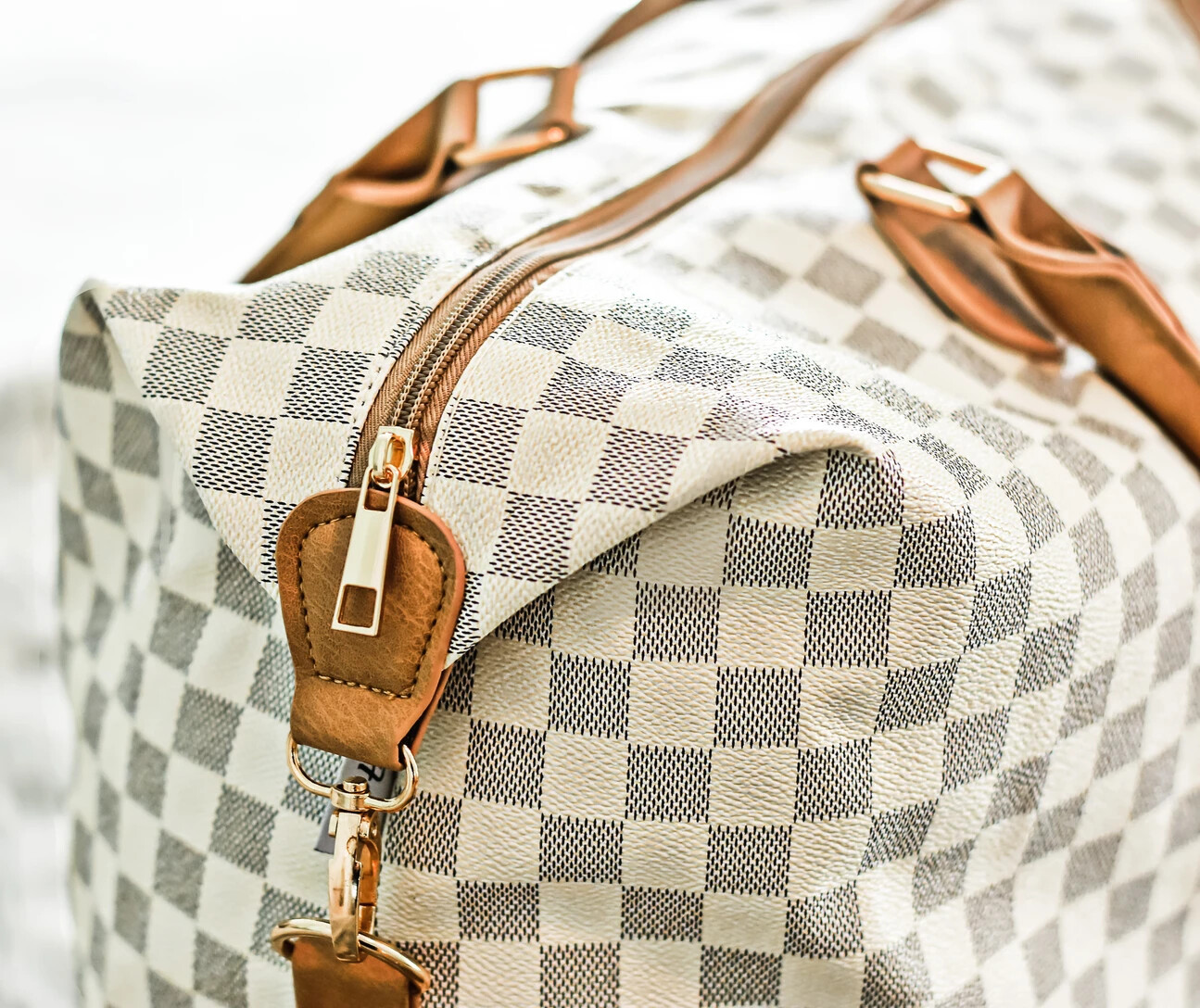 London Weekender XL Travel Bag - Ivory