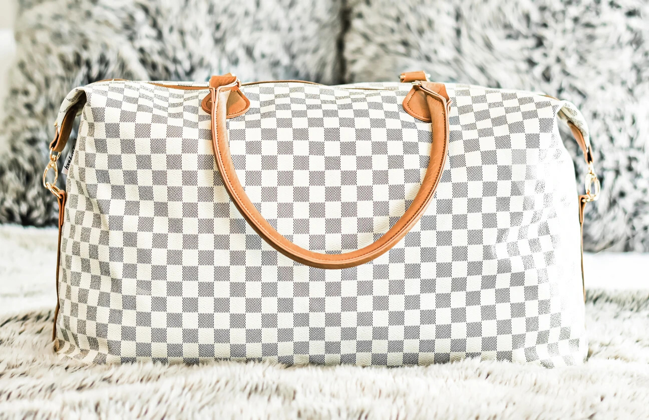 London Weekender XL Travel Bag - Ivory