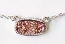 Druzy Pendant Necklace