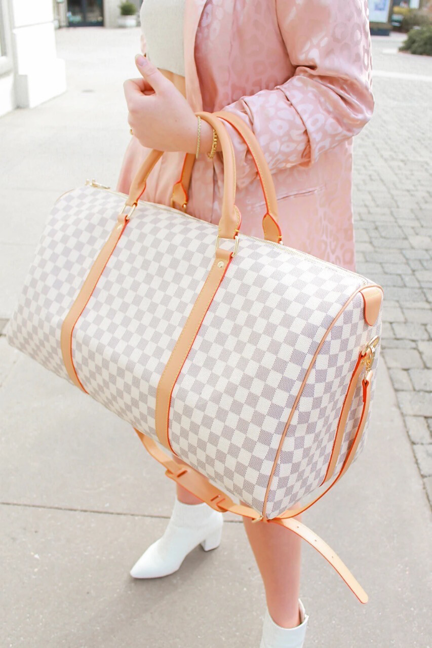 London Day Trip Duffle Bag - Ivory
