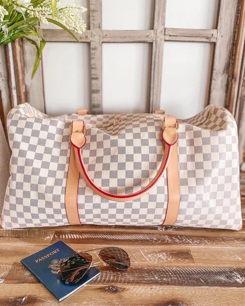 London Day Trip Duffle Bag - Ivory