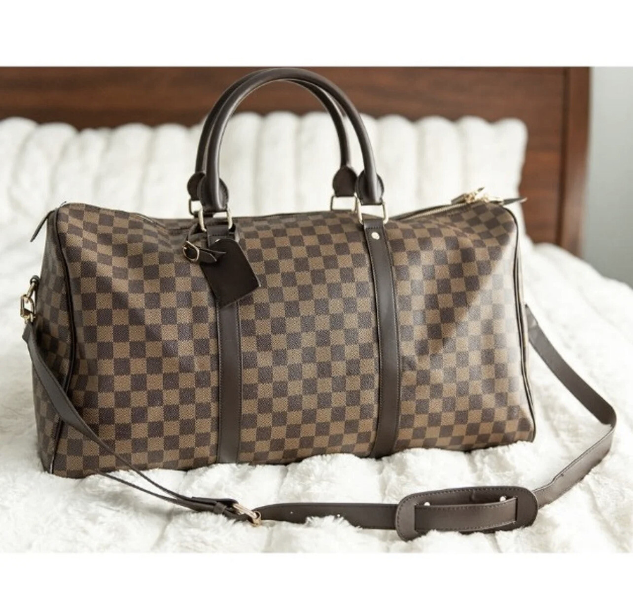 London Day Trip Duffle Bag - Brown
