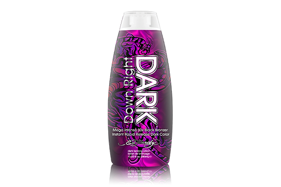 Down Right Dark Black Bronzer Tanning Lotion