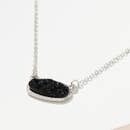 Druzy Pendant Necklace