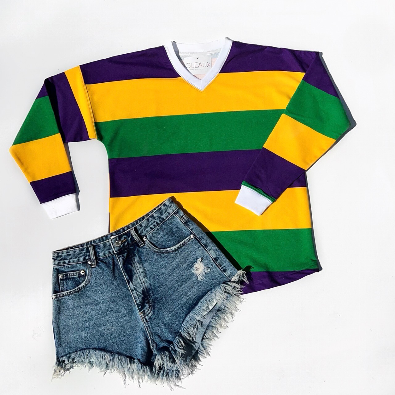 Old School Mardi Gras Spirit Pullover