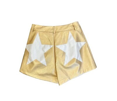 Star of the Game Leather Shorts