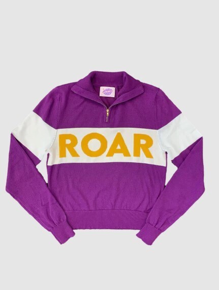 Sparkle City Roar Half Zip Pullover