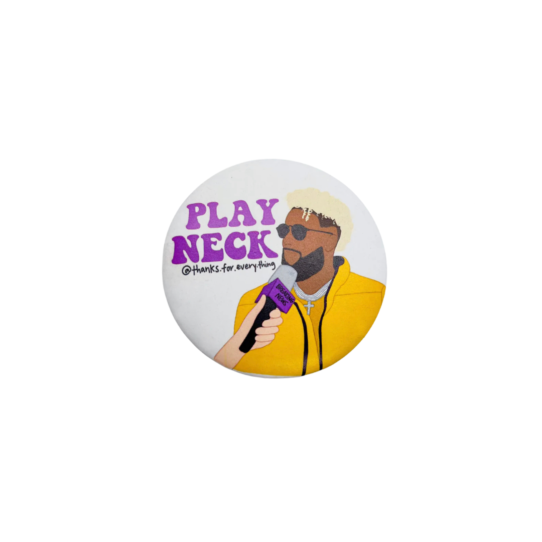 Play Neck Gameday Pin