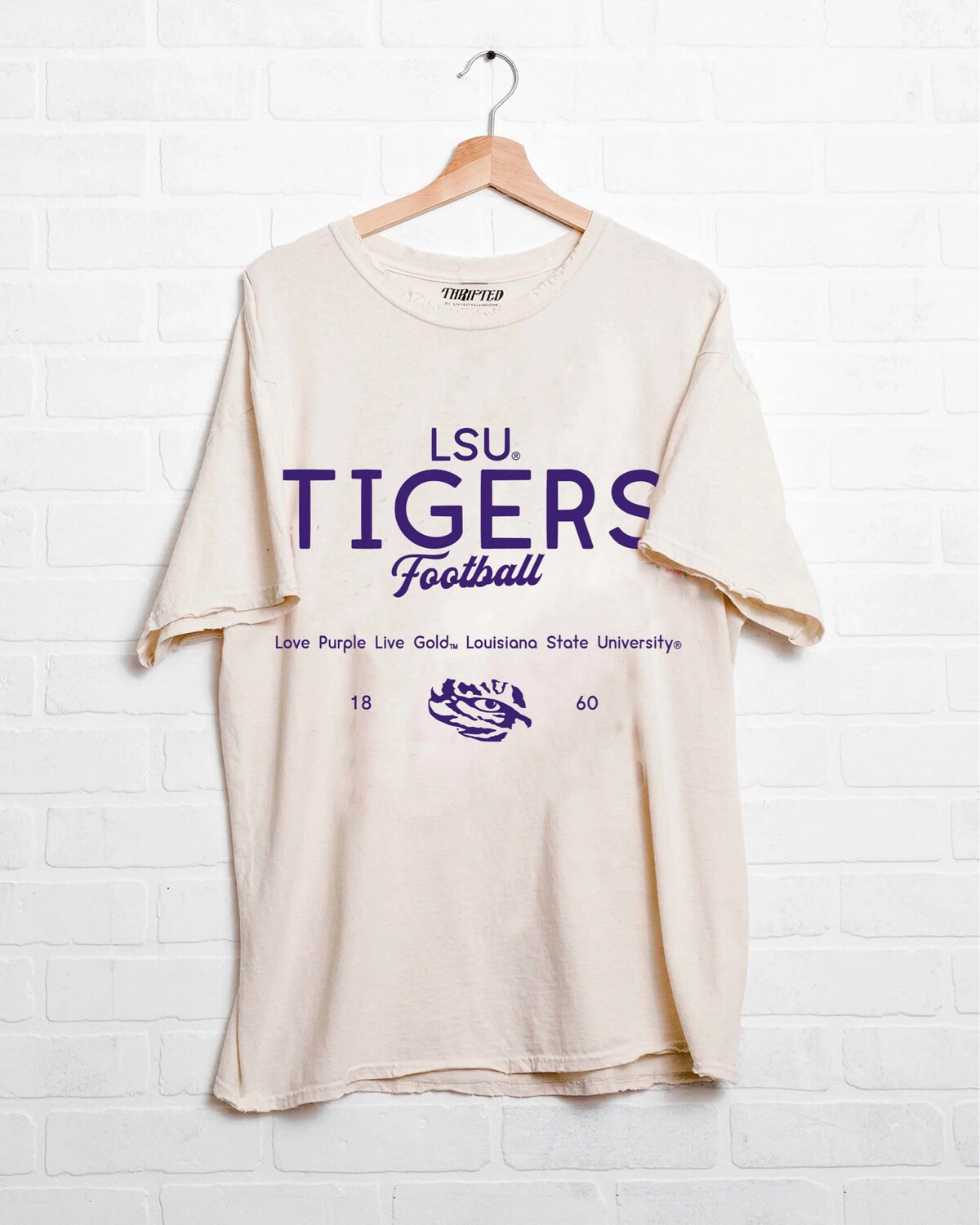 LSU Tigers Shot Off Thrifted Tee