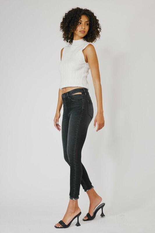 Kancan High Rise Ankle Skinny Jeans