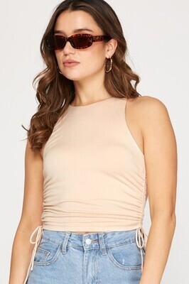 Side Ruched Tank