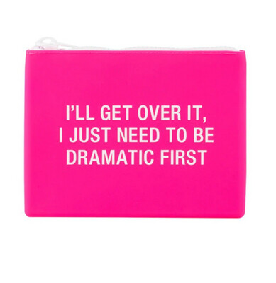 "I'll get over it" Silicone Cosmetic Bag