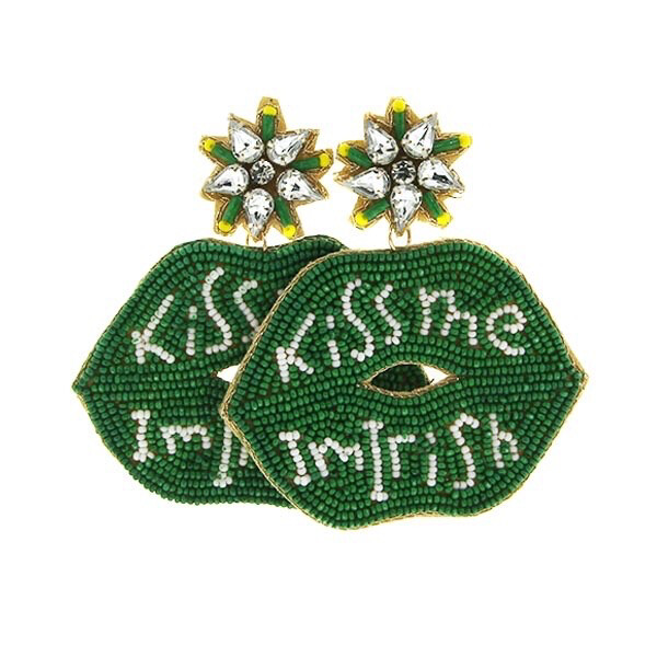Kiss Me I’m Irish Earrings