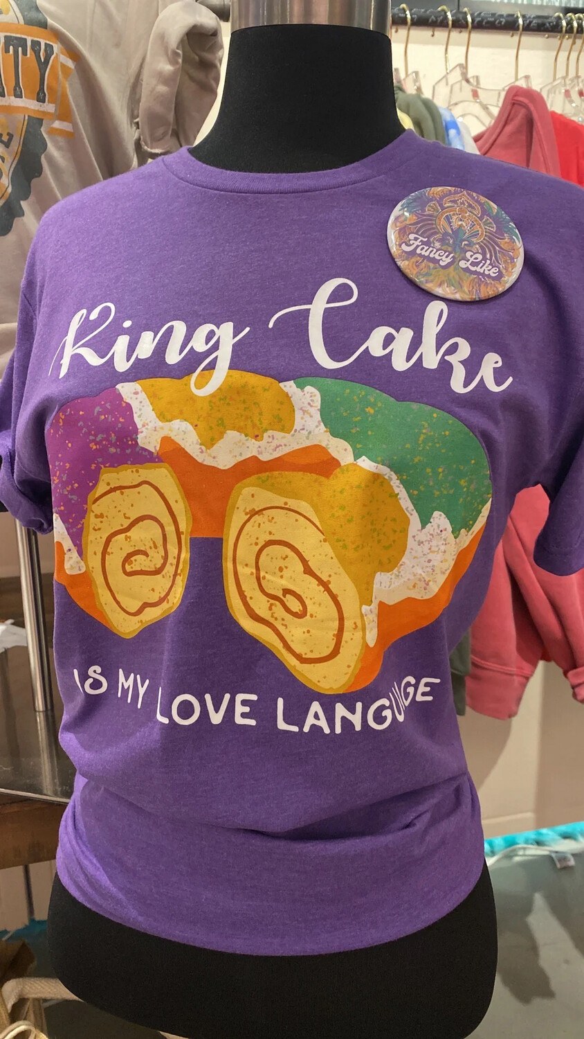King Cake is my Love Language Unisex T-Shirt