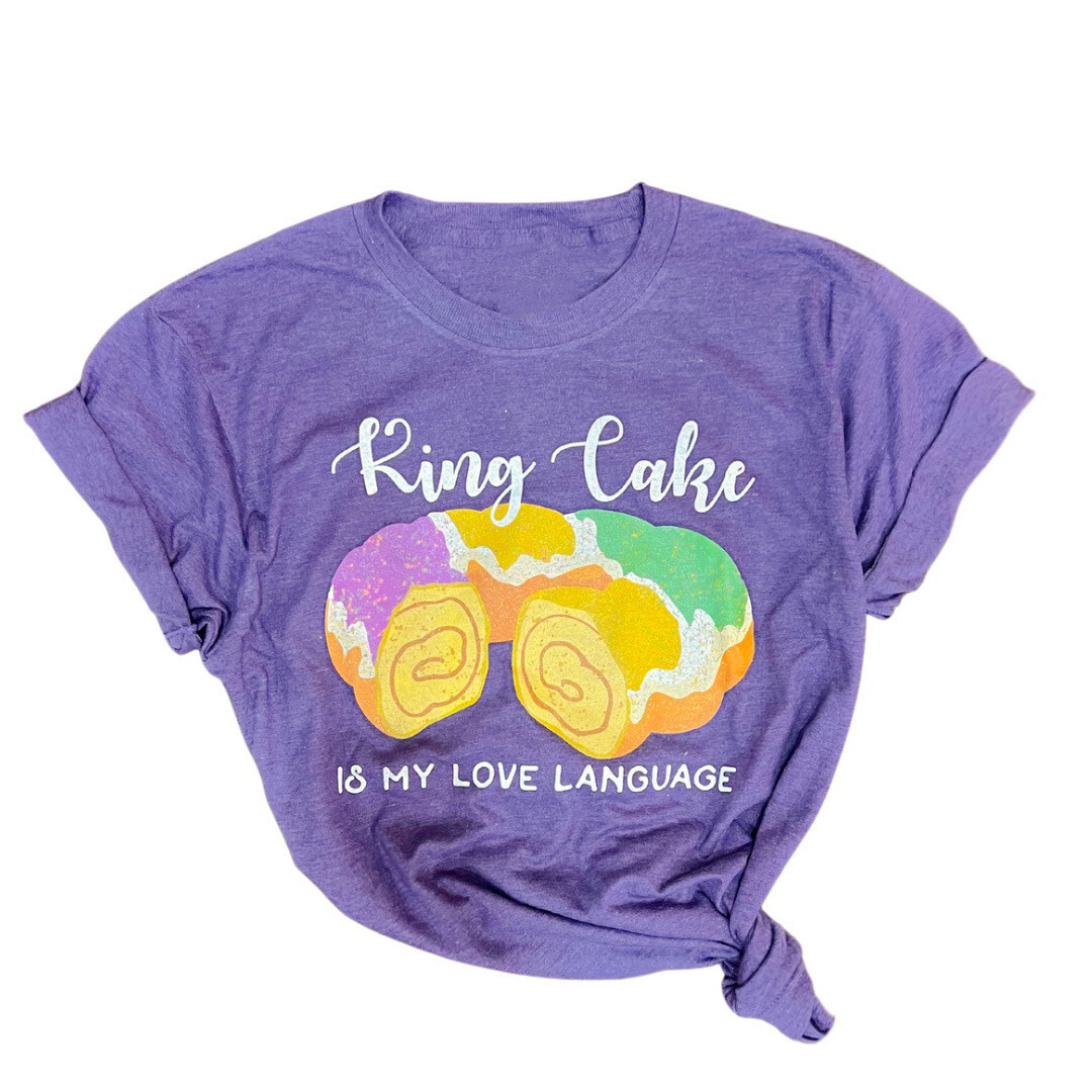 King Cake is my Love Language Unisex T-Shirt