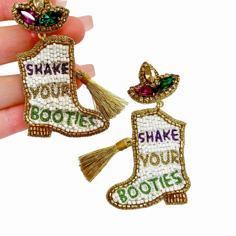 Shake Your Booties Beaded Earrings