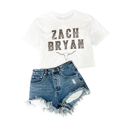 Zach Bryan Cropped T-Shirt