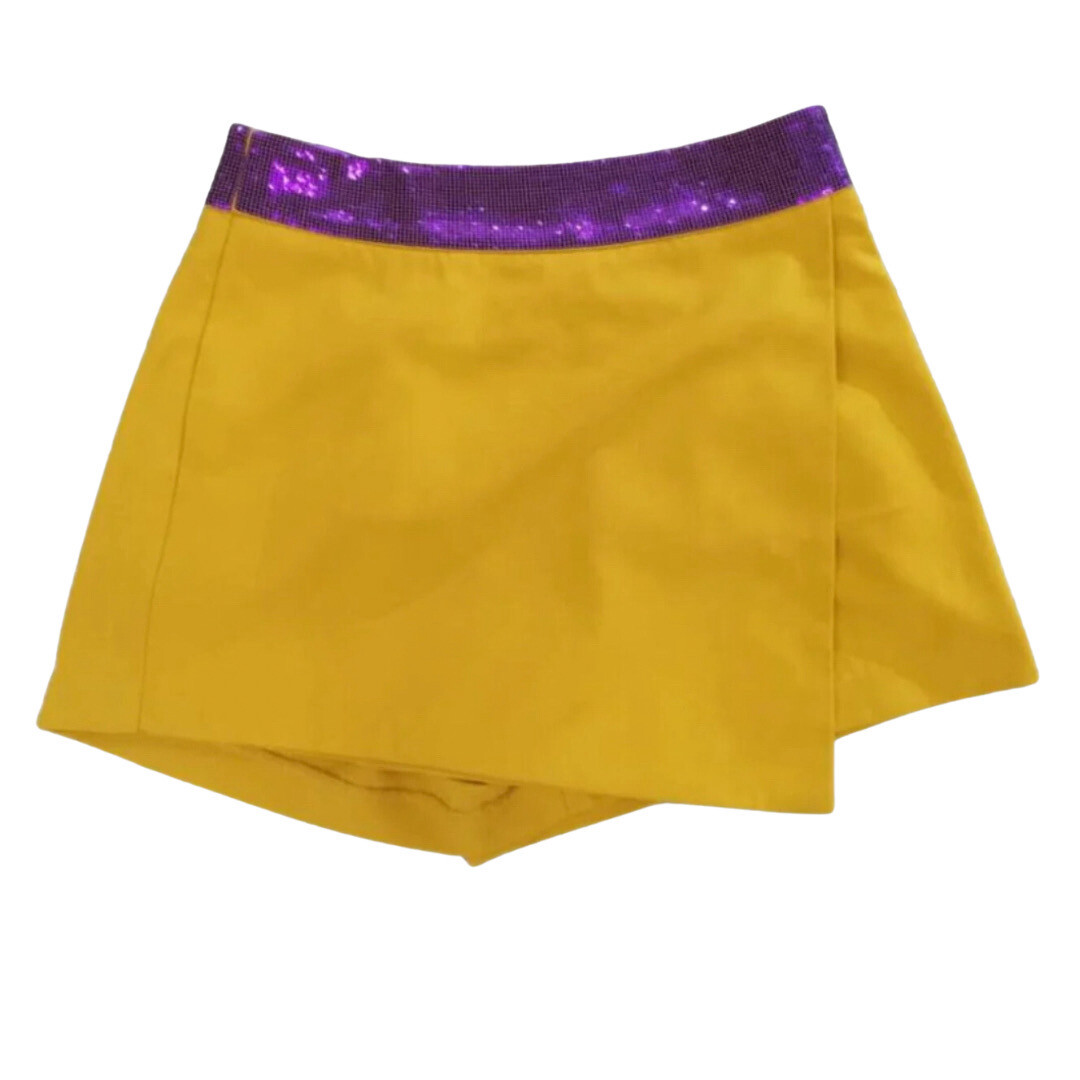 Sparkle City Gold Skort
