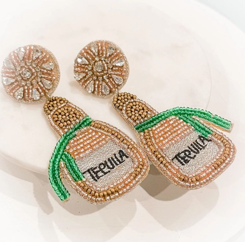 Beaded Tequila Earrings