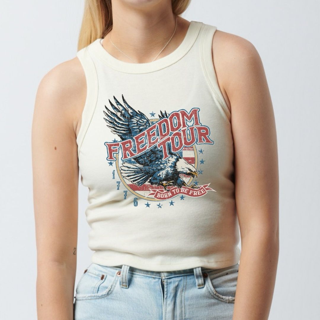 Freedom Tour Cropped Tank