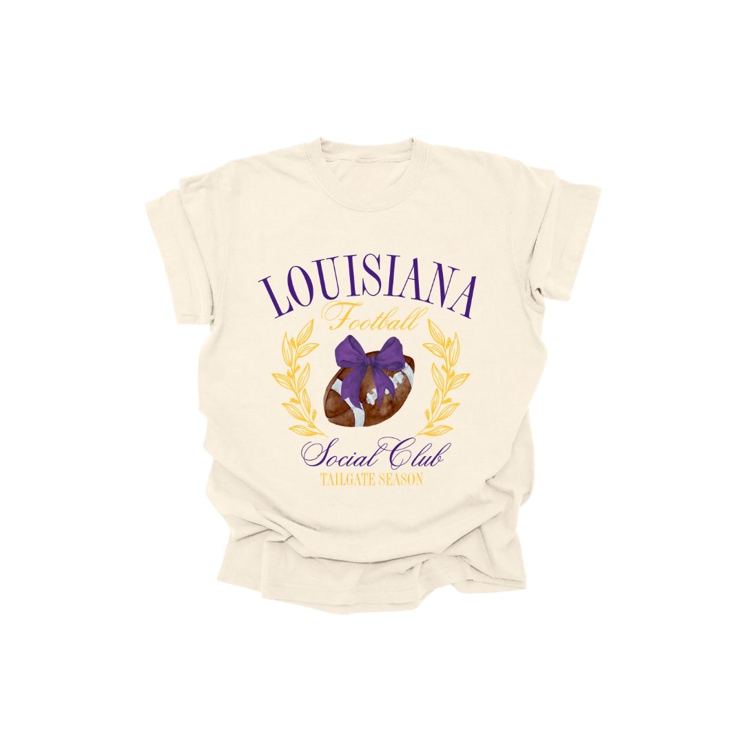 Louisiana Football Club Unisex Tee - Ivory