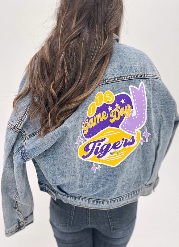 Baton Rouge Game Day Denim Jacket