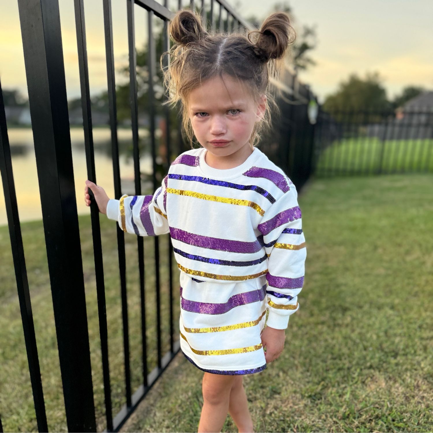 Little Girls Sequin Dress