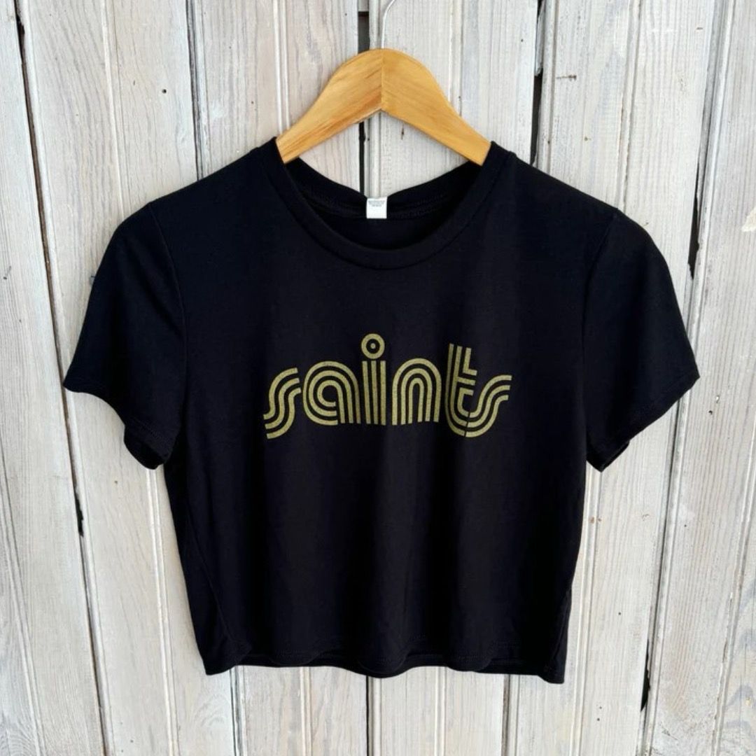 Saints Cropped Tee