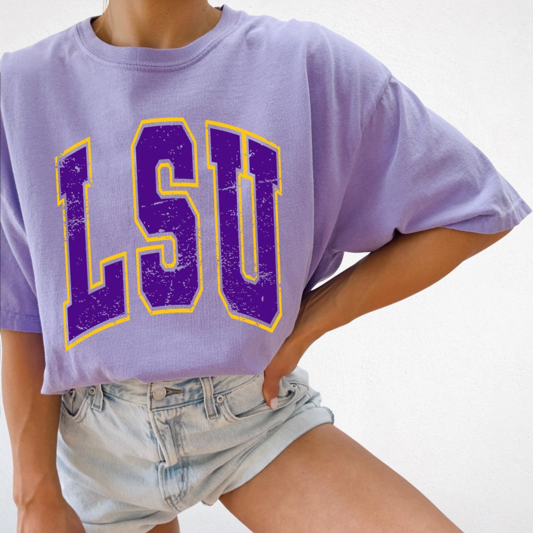 LSU Collegiate Vintage Wash Tee