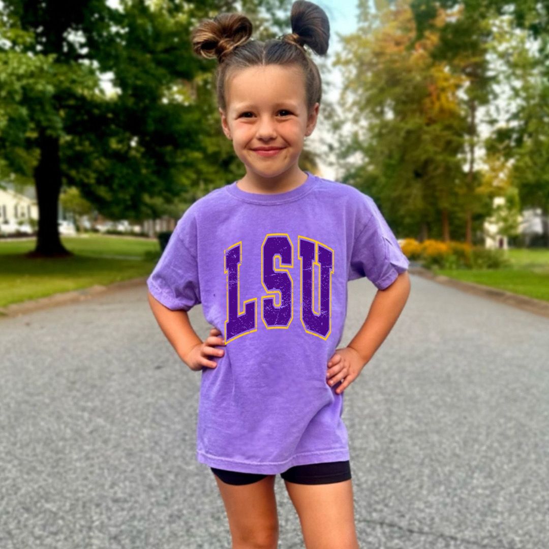 Youth LSU Helmet T-shirt