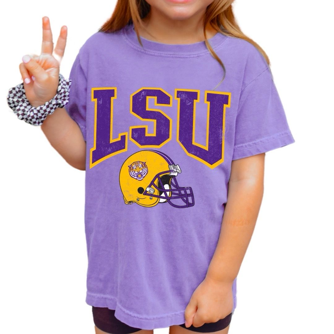 Youth LSU Helmet T-shirt