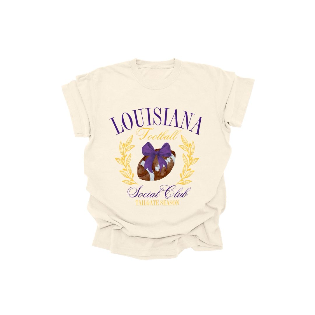 Louisiana Football Club Unisex Tee - Lavender
