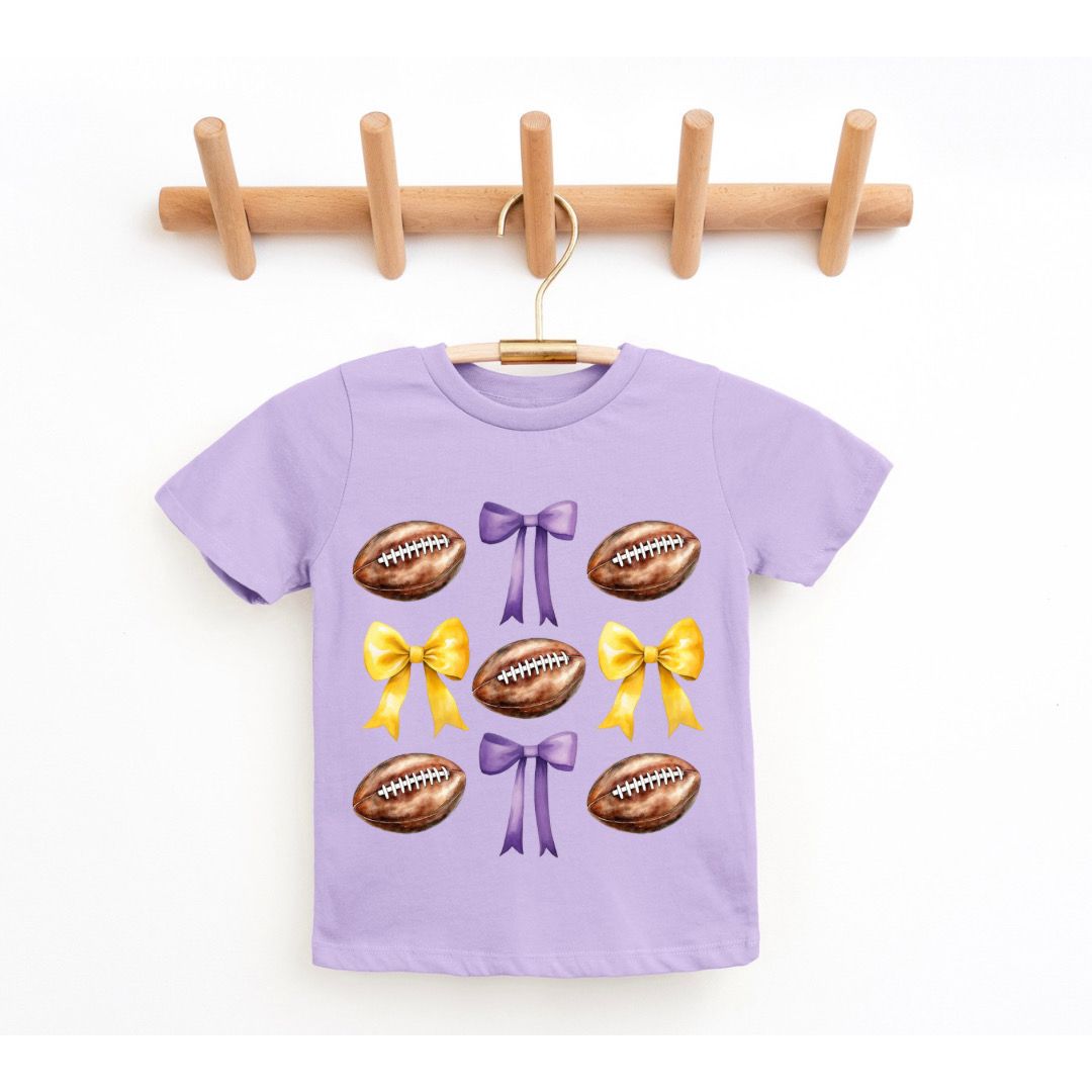 Youth Game Day Bow Tee