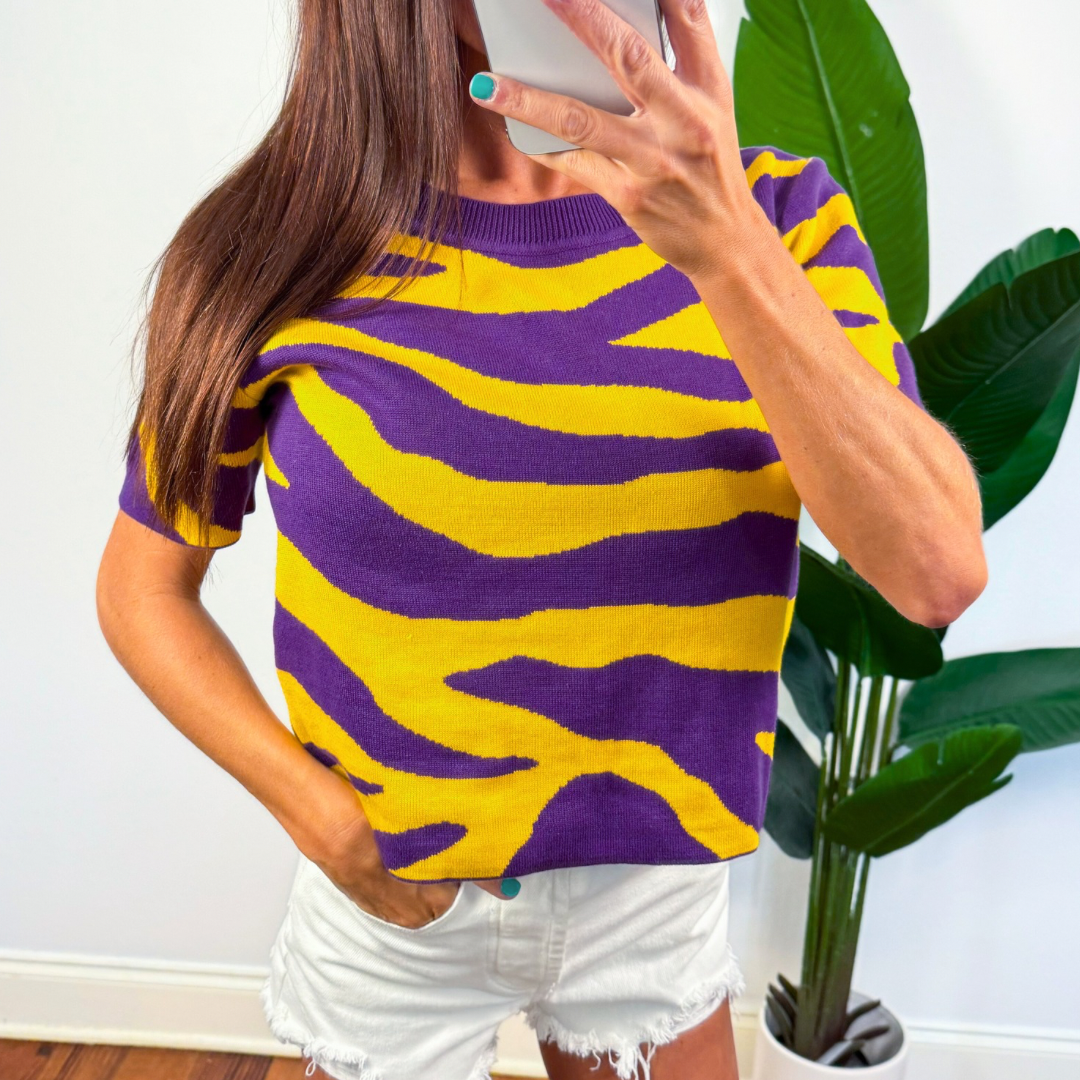 LSU Sparkle City Tiger Crop
