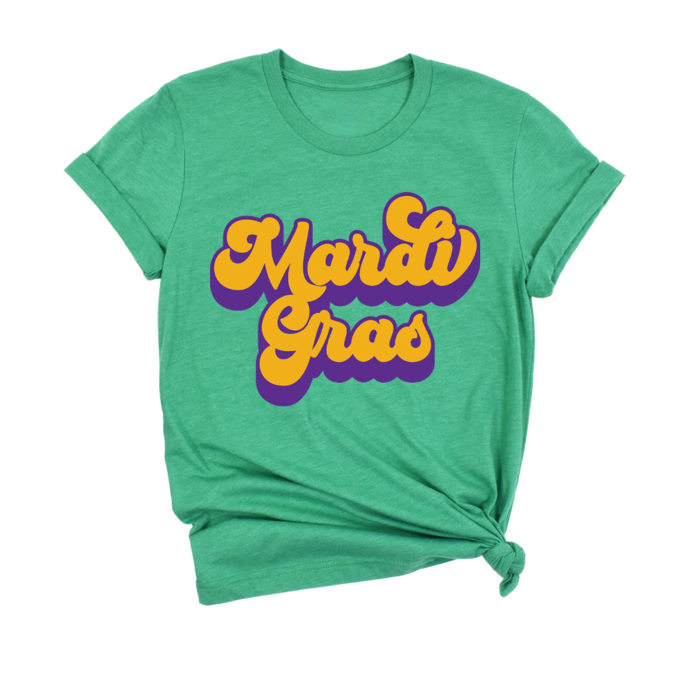 Groovy Mardi Gras Tee