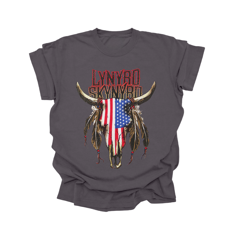 Lynyrd Skynyrd Patriotic Skull Tee